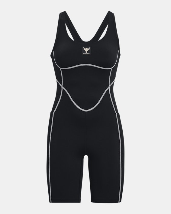 Women's Project Rock Bodysuit, Black, pdpMainDesktop image number 7
